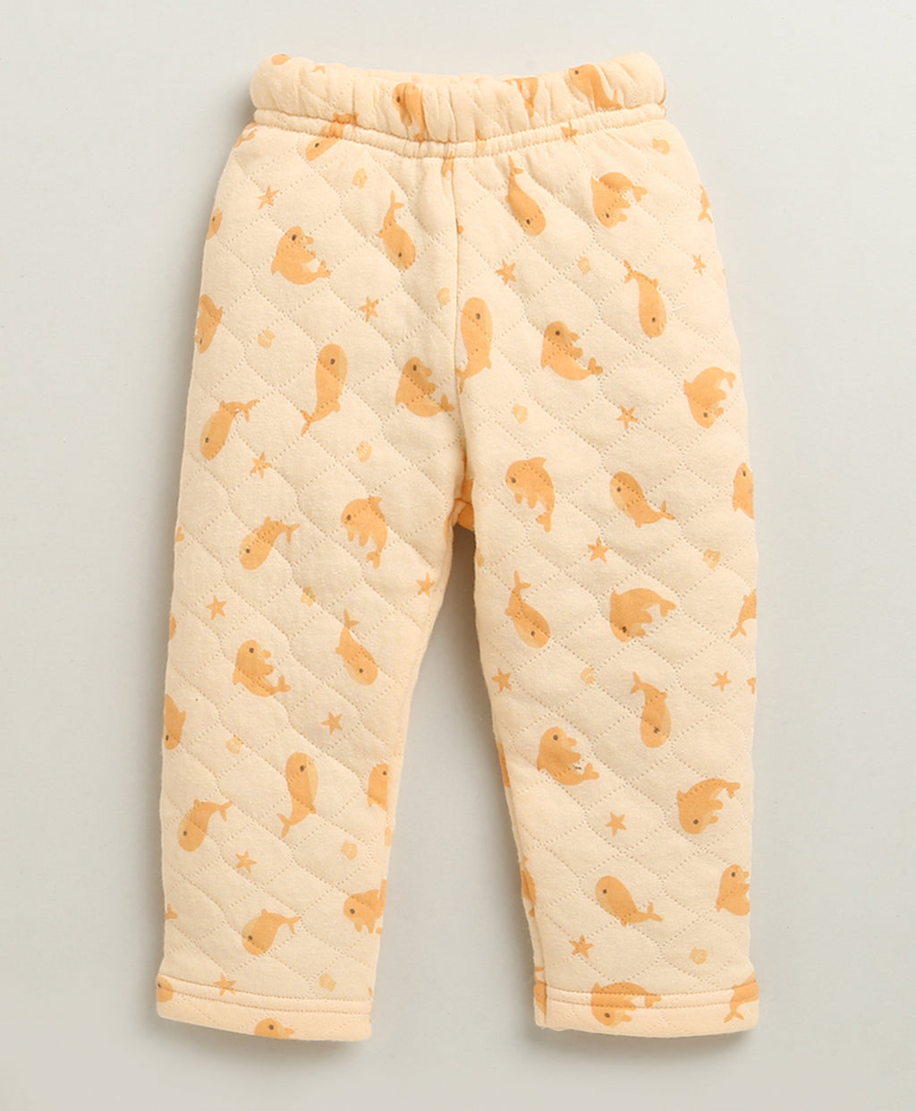 Bumzee Peach Animal Print Winter Set, Full Sleeves, Padded (Style Peb10664)