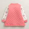 Girls Polyfill Floral Winter Set - Peach & Cream
