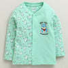 Boys 100% Cotton Animal Jabla & Pyjama Set - Mint Green