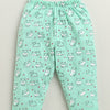 Boys 100% Cotton Animal Jabla & Pyjama Set - Mint Green