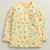Boys 100% Cotton Animal Jabla & Pyjama Set - Yellow