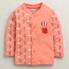 Boys 100% Cotton Graphic Jabla & Pyjama Set - Coral