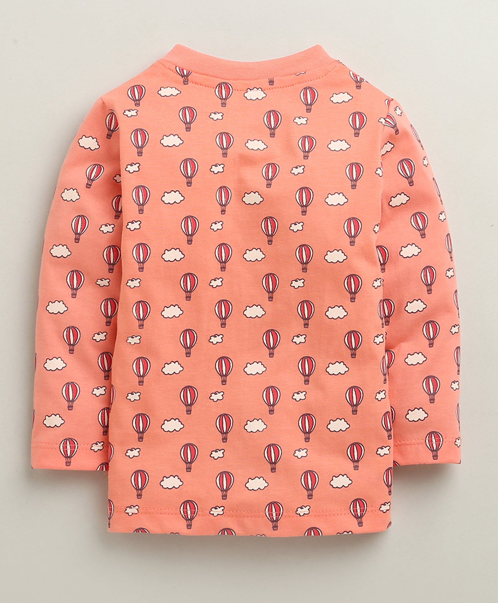 Boys 100% Cotton Graphic Jabla & Pyjama Set - Coral