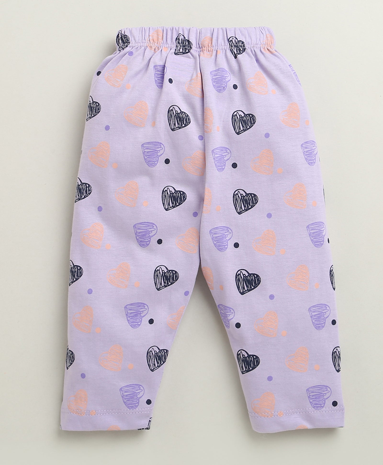 Girls 100% Cotton Graphic Jabla & Pyjama Set - Lavender