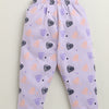 Girls 100% Cotton Graphic Jabla & Pyjama Set - Lavender