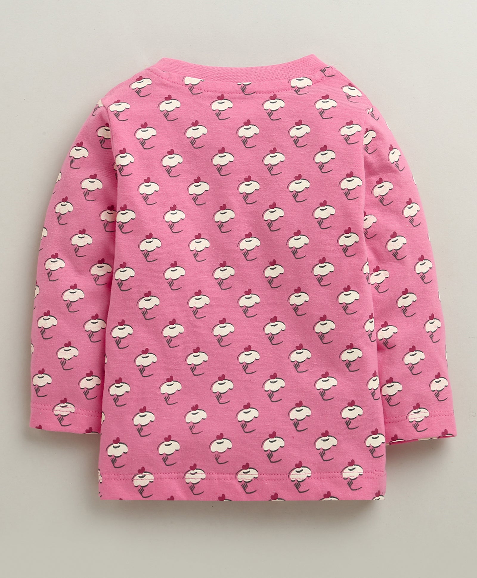 Girls 100% Cotton Graphic Jabla & Pyjama Set - Pink