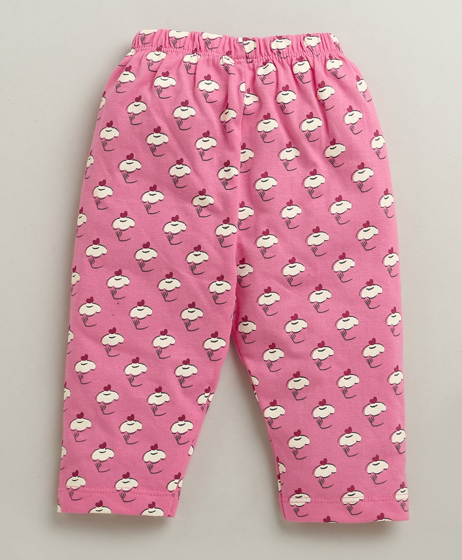Girls 100% Cotton Graphic Jabla & Pyjama Set - Pink