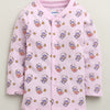 Girls 100% Cotton Animal Jabla & Pyjama Set - Lavender