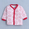 Girls 100% Cotton Floral Jabla & Pyjama Set - Baby Pink