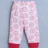 Girls 100% Cotton Floral Jabla & Pyjama Set - Baby Pink