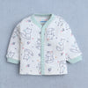 Girls 100% Cotton Animal Jabla & Pyjama Set - Off White