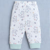 Girls 100% Cotton Animal Jabla & Pyjama Set - Off White