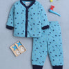 Boys 100% Cotton Graphic Jabla & Pyjama Set - Teal Blue