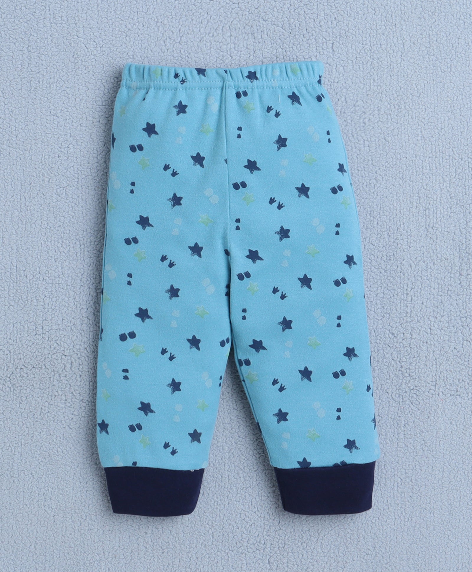Boys 100% Cotton Graphic Jabla & Pyjama Set - Teal Blue
