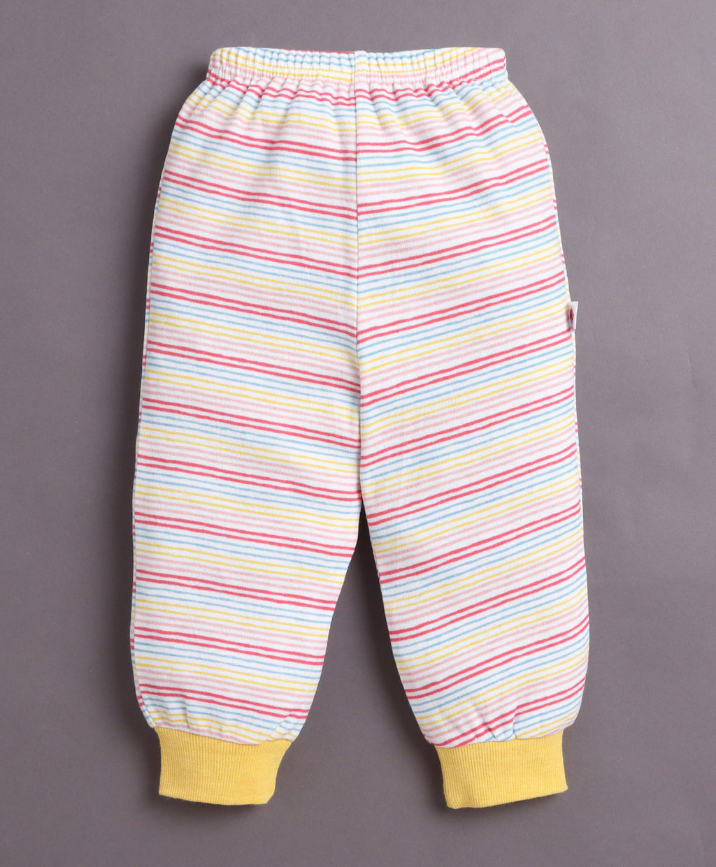 Bumzee Lavender & White Animal Print Pyjamas, Pack of 4, 100% Cotton