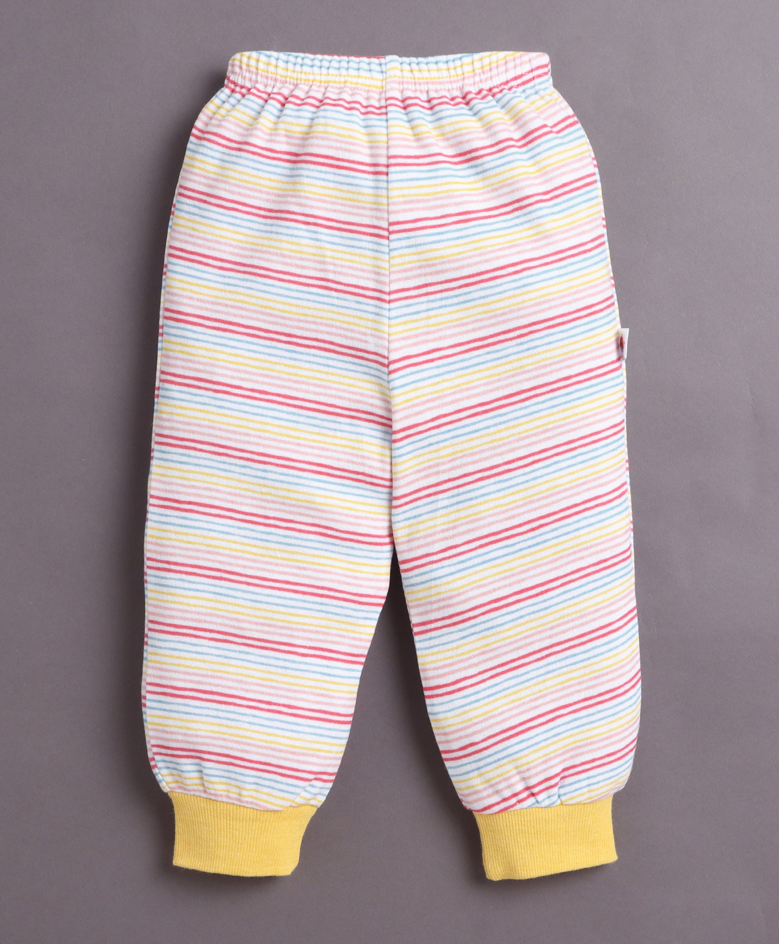 Girls 100% Cotton Animal Pyjamas - Lavender & White