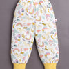 Girls 100% Cotton Animal Pyjamas - Lavender & White
