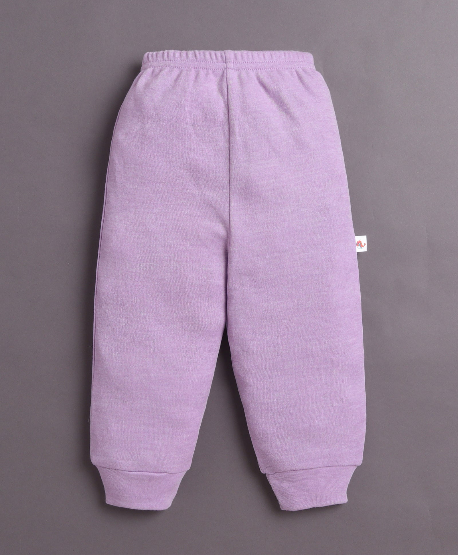 Girls 100% Cotton Animal Pyjamas - Lavender & White