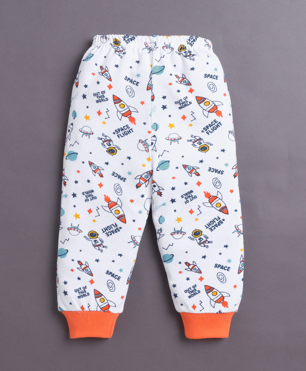 Bumzee Navy & White Animal Print Pyjamas, Pack of 4, 100% Cotton