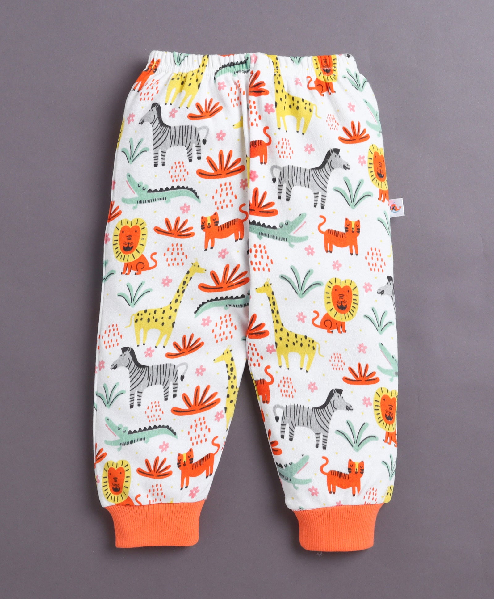 Boys 100% Cotton Animal Pyjamas - Navy & White