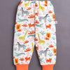 Boys 100% Cotton Animal Pyjamas - Navy & White