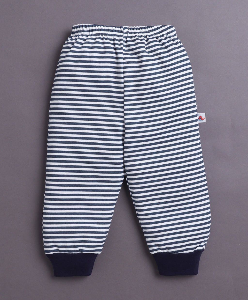 Bumzee Navy & White Animal Print Pyjamas, Pack of 4, 100% Cotton