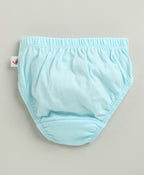 Bumzee Sky Blue & Yellow Briefs, Pack of 3, 100% Cotton