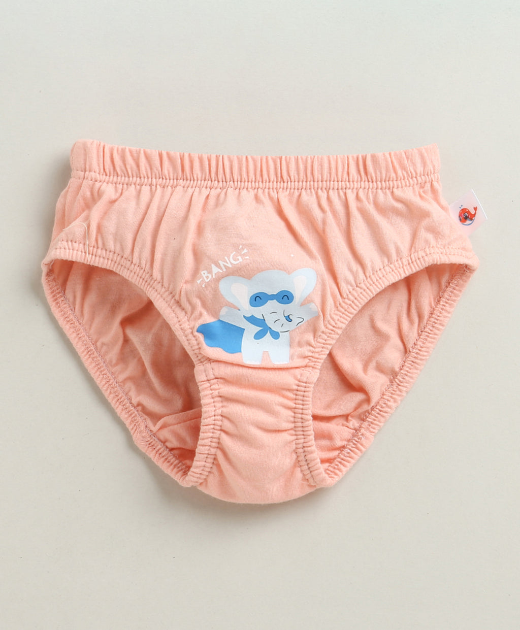 Bumzee Yellow & Peach Briefs, Pack of 3, 100% Cotton
