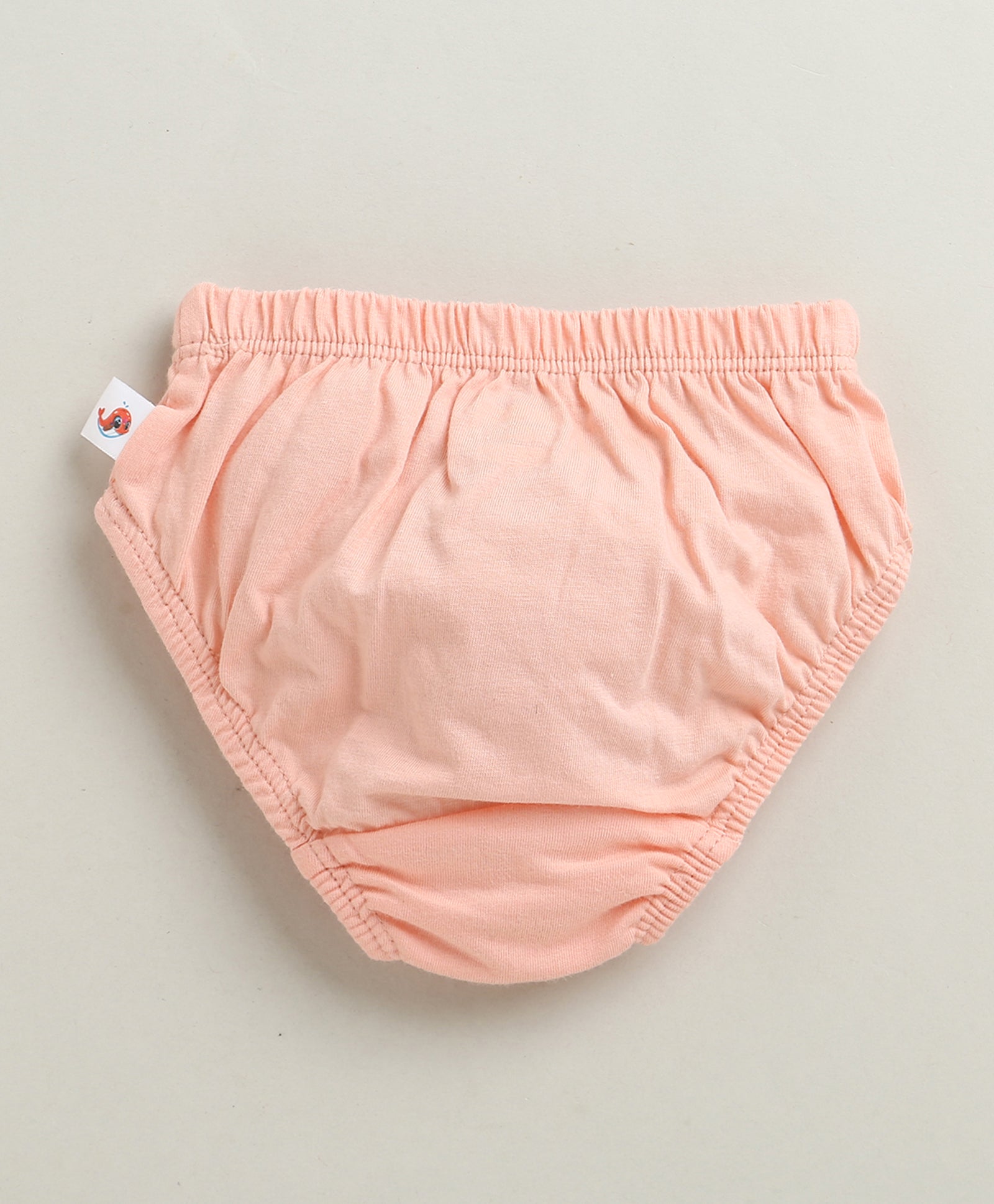 Boys 100% Cotton Solid Briefs - Yellow & Peach