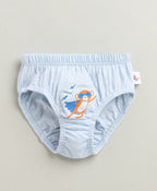 Bumzee Yellow & Peach Briefs, Pack of 3, 100% Cotton