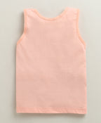 Bumzee Peach & Mint Green Slip, Pack of 3, Sleeveless, 100% Cotton