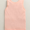 Girls 100% Cotton Solid Slip - Peach & Mint Green
