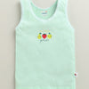 Girls 100% Cotton Solid Slip - Peach & Mint Green