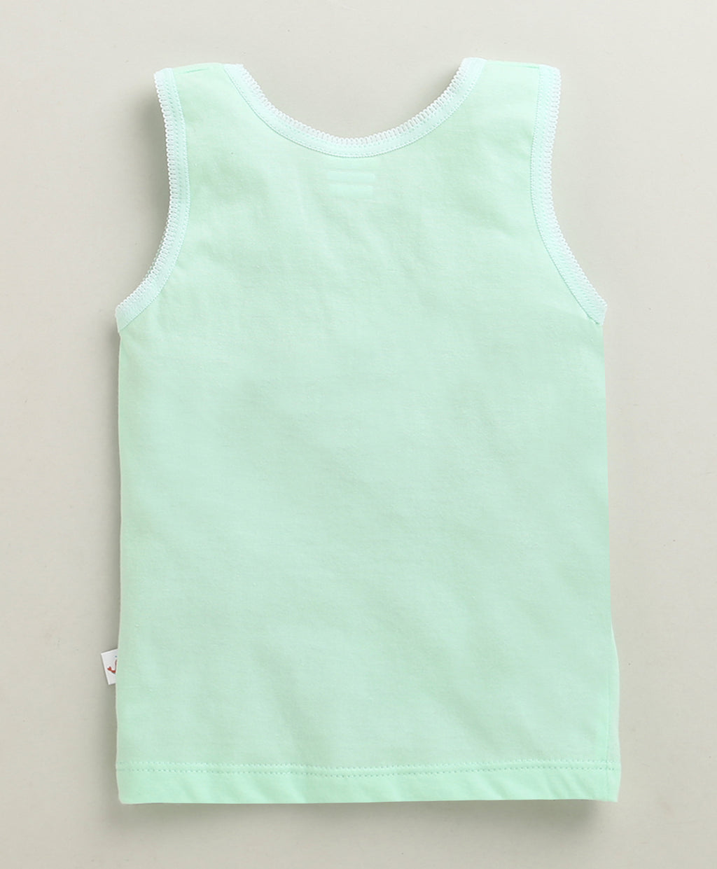 Bumzee Peach & Mint Green Slip, Pack of 3, Sleeveless, 100% Cotton