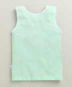 Bumzee Peach & Mint Green Slip, Pack of 3, Sleeveless, 100% Cotton