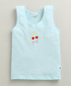 Bumzee Peach & Mint Green Slip, Pack of 3, Sleeveless, 100% Cotton