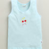 Girls 100% Cotton Solid Slip - Peach & Mint Green