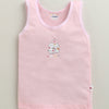 Girls 100% Cotton Solid Slip - Pink & Yellow