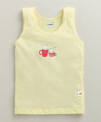 Bumzee Pink & Yellow Slip, Pack of 3, Sleeveless, 100% Cotton