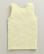 Bumzee Pink & Yellow Slip, Pack of 3, Sleeveless, 100% Cotton