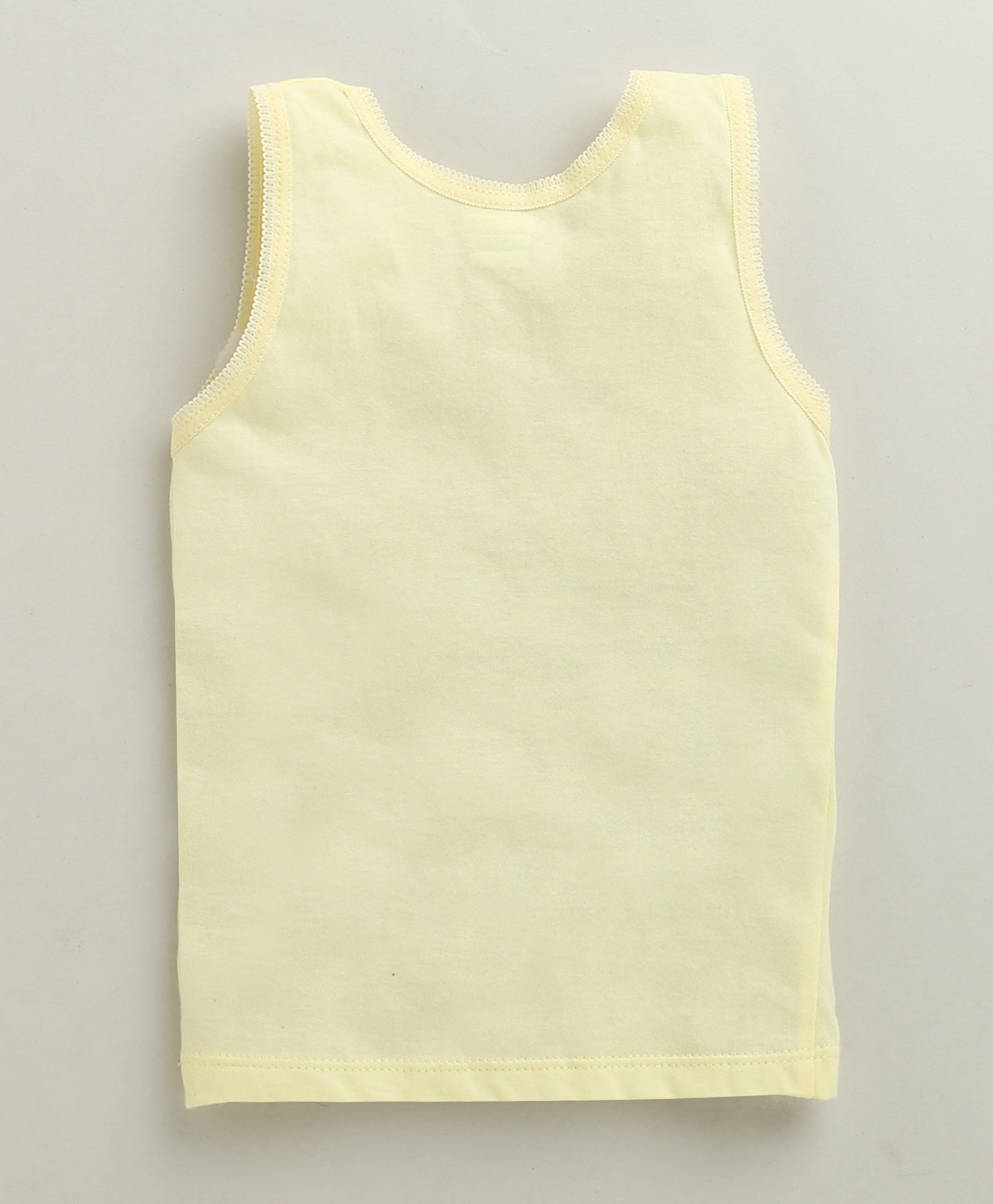 Girls 100% Cotton Solid Slip - Pink & Yellow