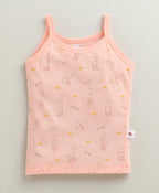 Bumzee Peach & Mint Green Animal Print Slip, Pack of 3, Sleeveless, 100% Cotton