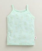 Bumzee Peach & Mint Green Animal Print Slip, Pack of 3, Sleeveless, 100% Cotton