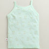 Girls 100% Cotton Animal Slip - Peach & Mint Green