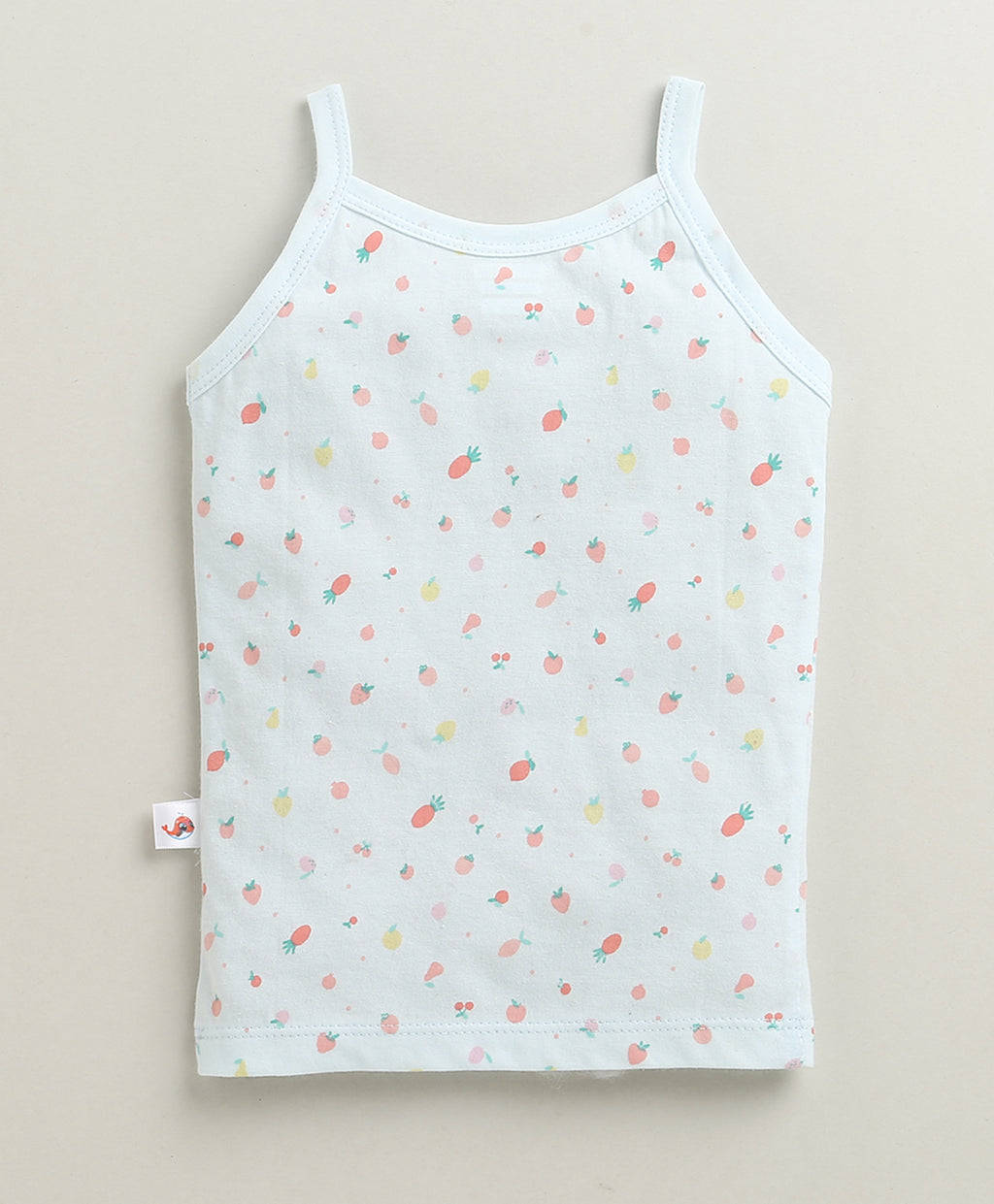 Bumzee Peach & Mint Green Animal Print Slip, Pack of 3, Sleeveless, 100% Cotton