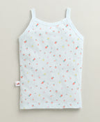 Bumzee Peach & Mint Green Animal Print Slip, Pack of 3, Sleeveless, 100% Cotton