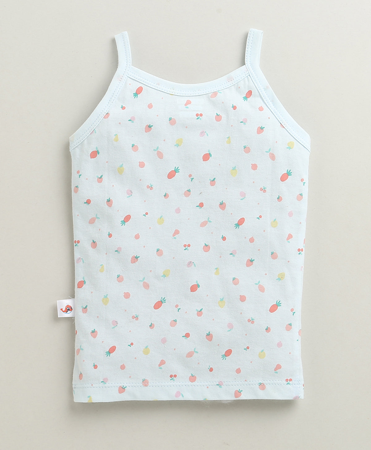 Bumzee Peach & Mint Green Animal Print Slip, Pack of 3, Sleeveless, 100% Cotton