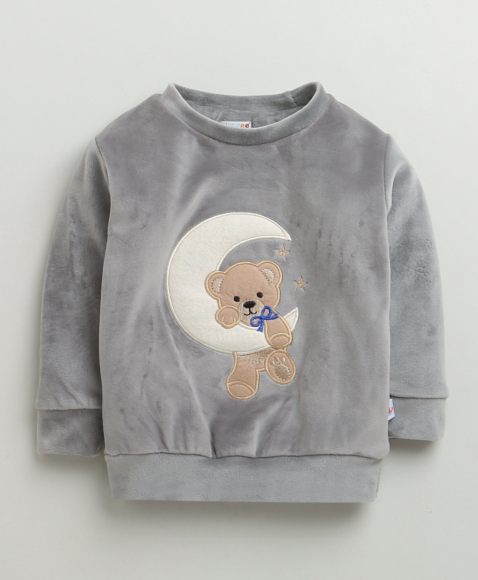 Boys Polyester Animal Winter Set - Grey