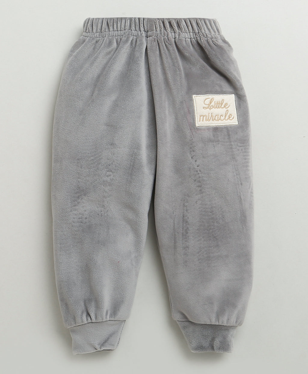 Bumzee Grey Embroidered Winter Set, Full Sleeves