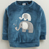 Boys Polyester Animal Winter Set - Teal Blue